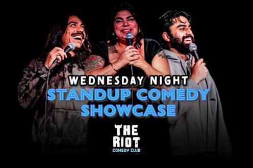 Riot Riverwalk Comedy Club presents Wednesday Night Standup Comedy Showcase