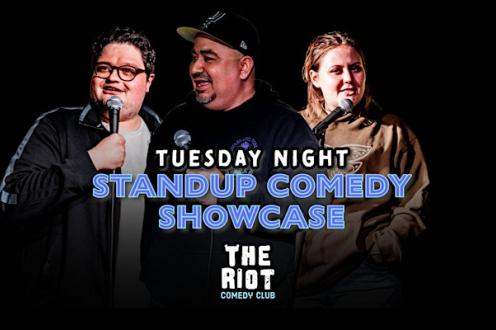 Riot Riverwalk Comedy Club presents Tuesday Night Standup Comedy Showcase