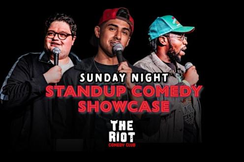 Riot Comedy Club presents Sunday Late Night Standup Comedy Showcase