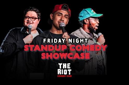 Riot Comedy Club presents Friday Night Standup Comedy Showcase