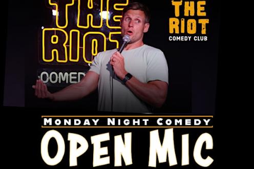 Riot Comedy Club presents Monday Night Standup Comedy Open Mic